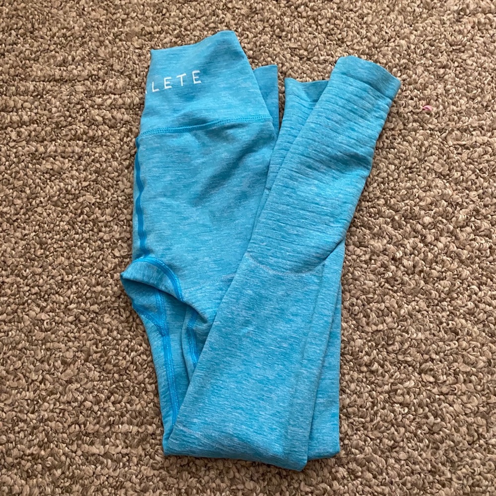 Alphalete XS revival leggings -blue